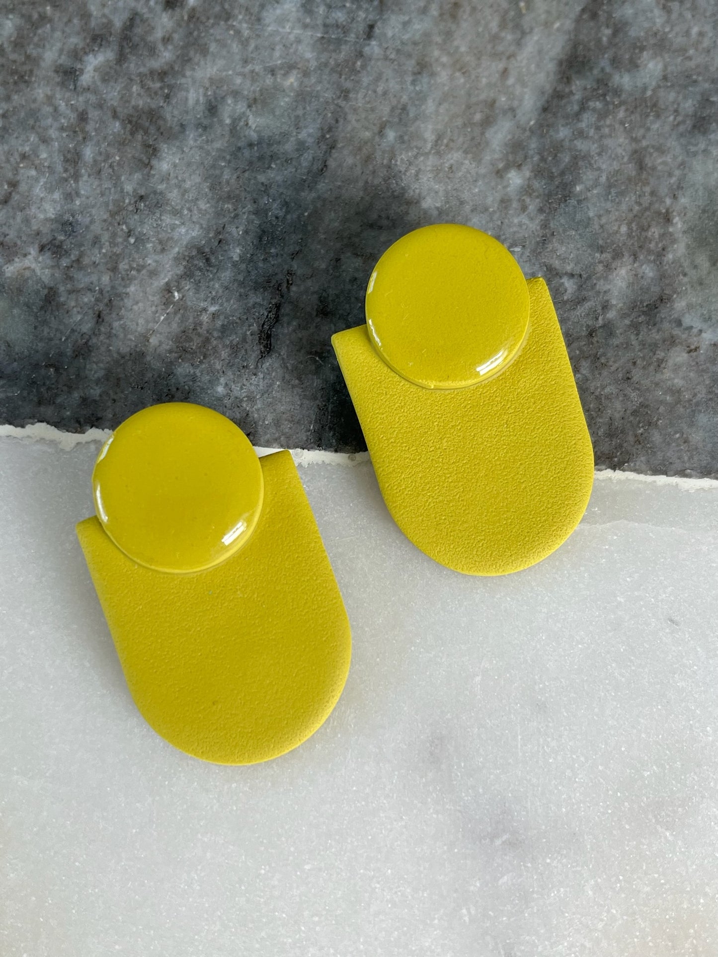 Harmony Hue Earrings - Lime Serenity