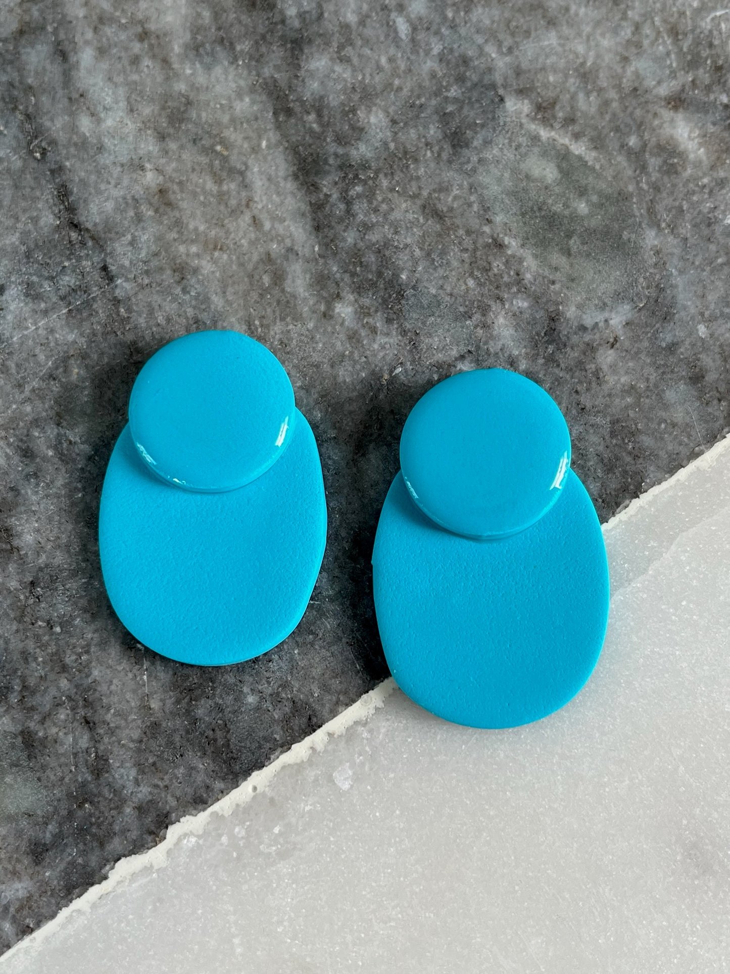 Harmony Hue Earrings - Turquoise Tranquility